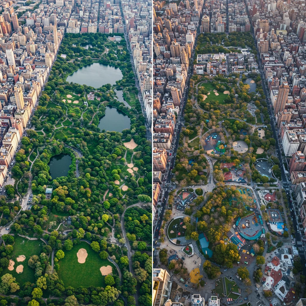 Central Park a inne parki Nowego Jorku – porównanie