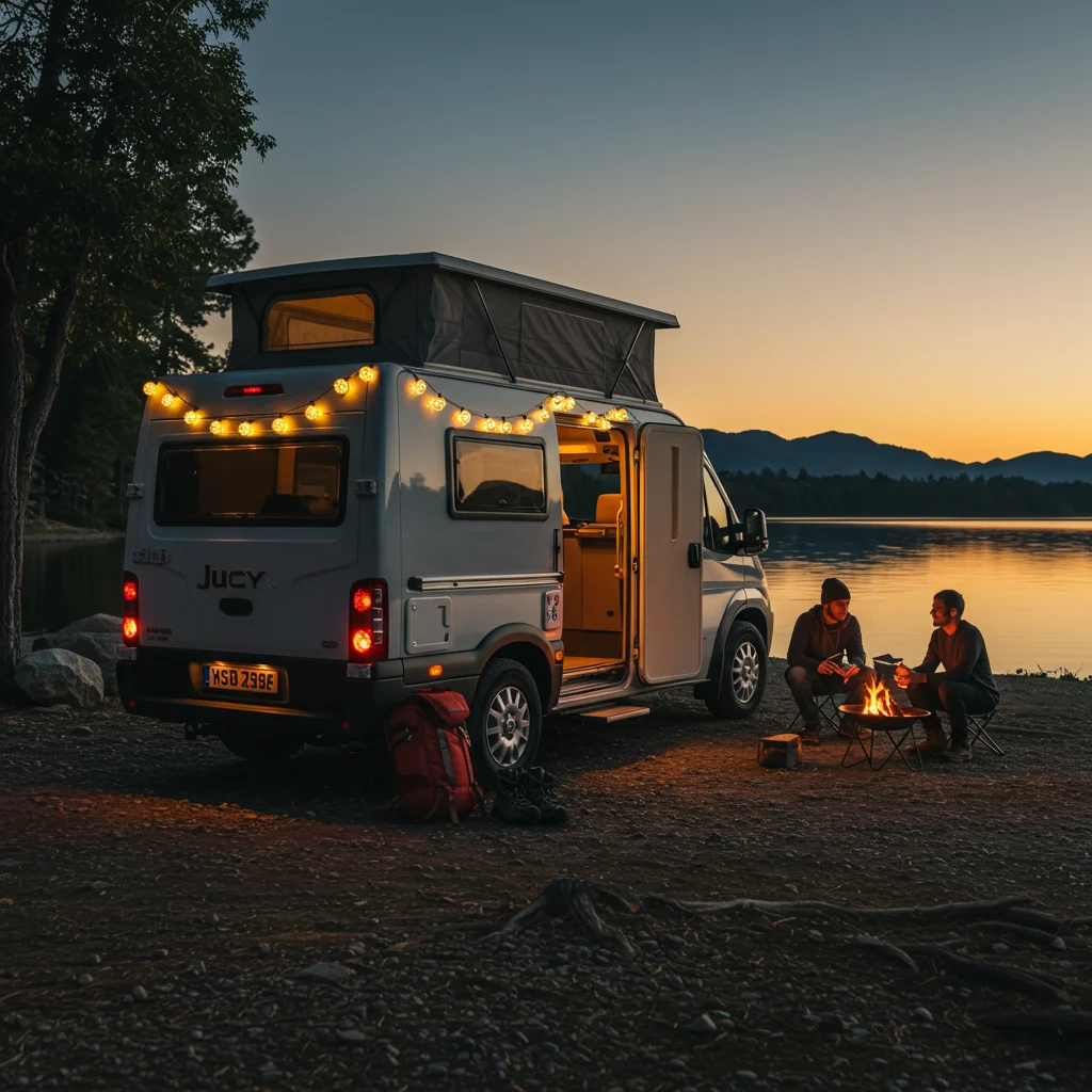 Codzienne życie w campervanie JUCY