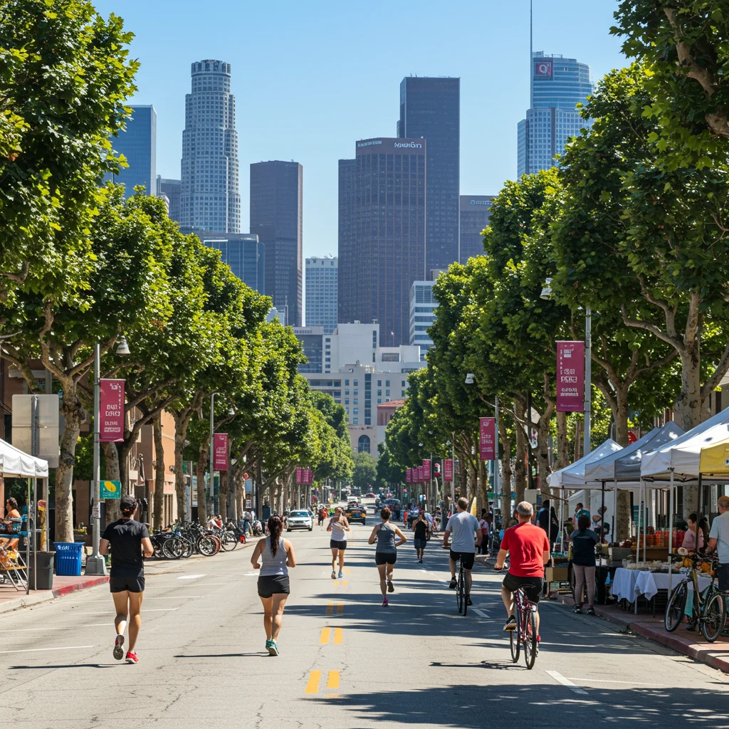 Downtown LA dla aktywnych – sport i rekreacja