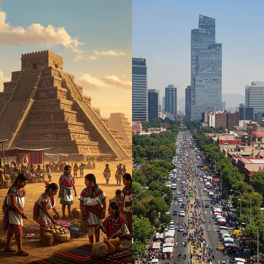 Historia Ciudad de México – Od Tenochtitlán do współczesności