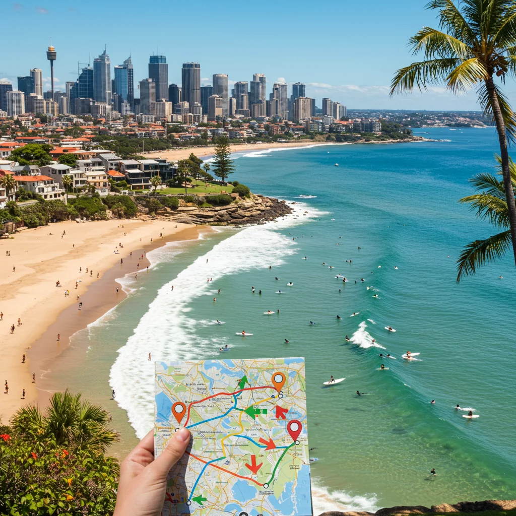 Jak dojechać na plaże surferskie w Sydney?