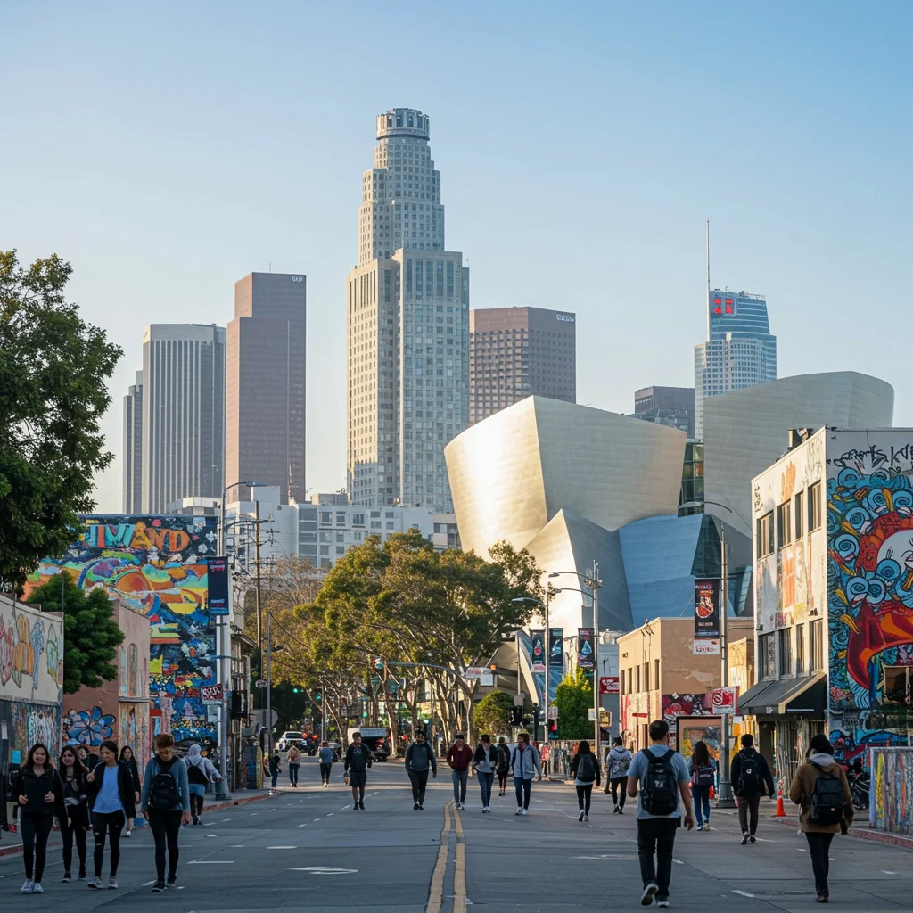 Jak poruszać się pieszo po Downtown LA?