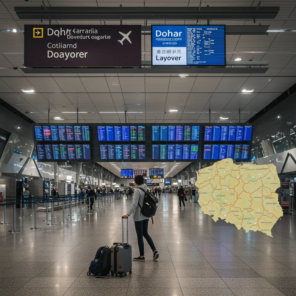 Jak zarezerwować lot z Australii do Polski przez Doha?