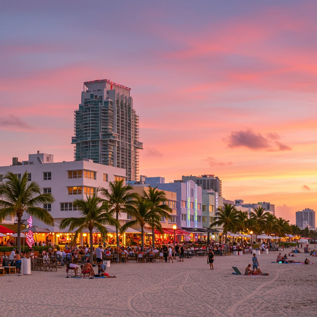 Jakie atrakcje znajdują się w pobliżu hoteli w Miami Beach?