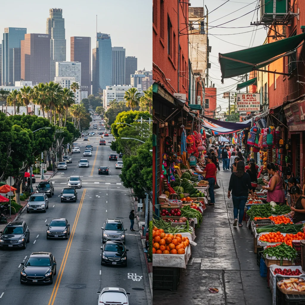 Jakie są koszty życia w Los Angeles w porównaniu do Meksyku?