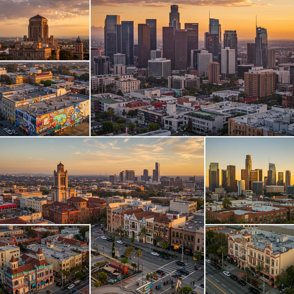 Jakie są najważniejsze dzielnice Downtown Los Angeles?