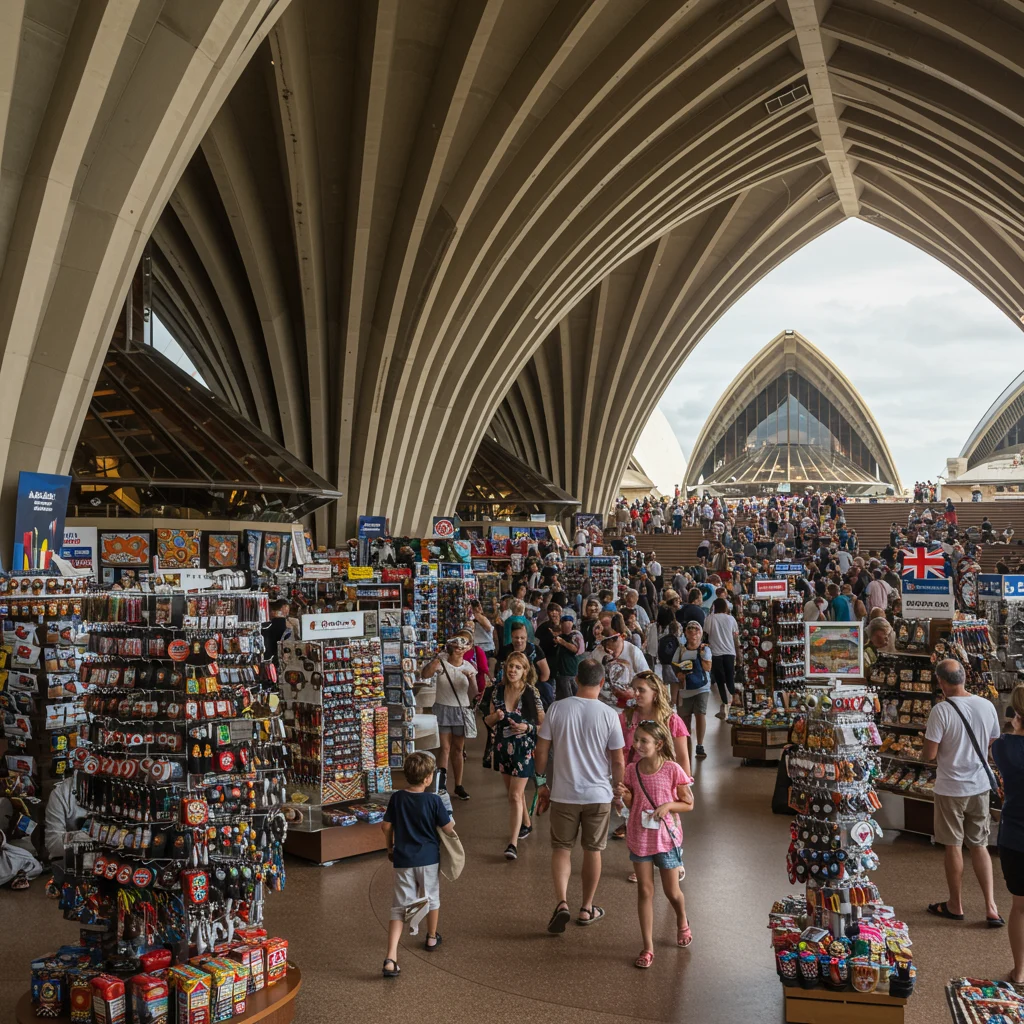Pamiątki i sklepy w Sydney Opera House