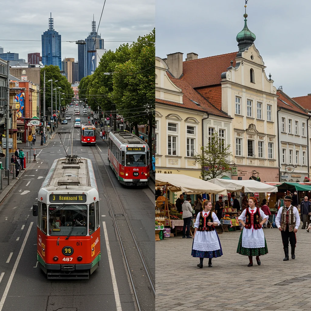 Porównanie: Życie codzienne w Melbourne vs. w Polsce