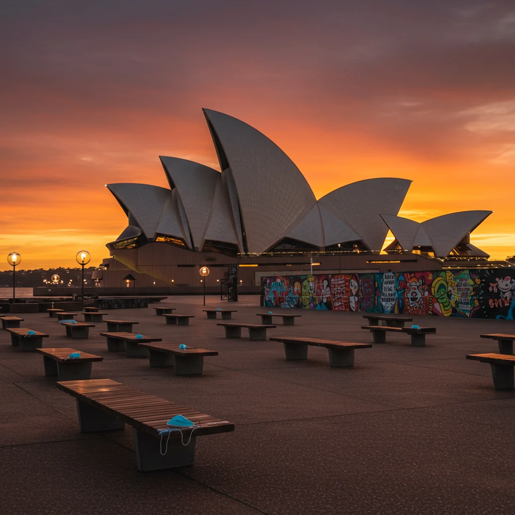 Sydney Opera House w czasach pandemii
