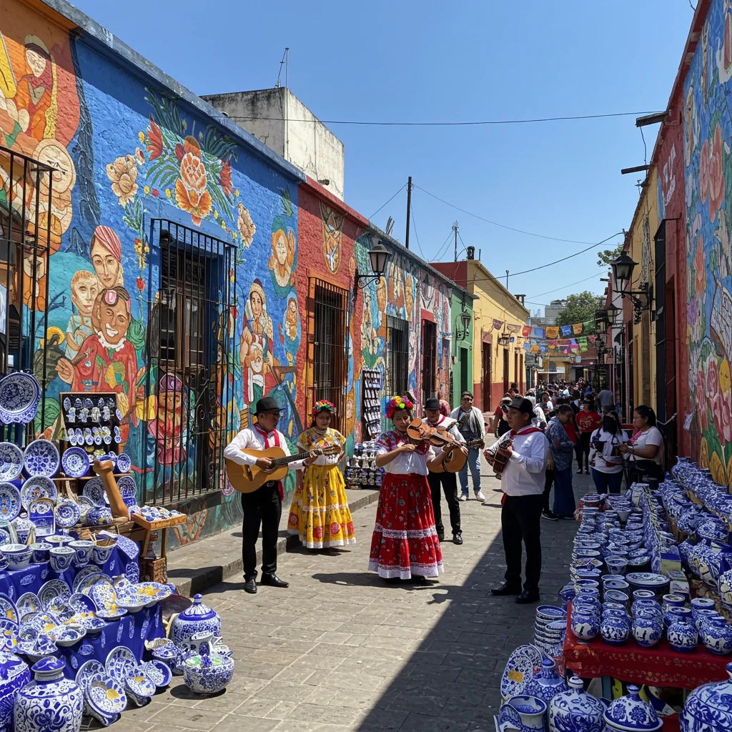 Sztuka i kultura w Puebla