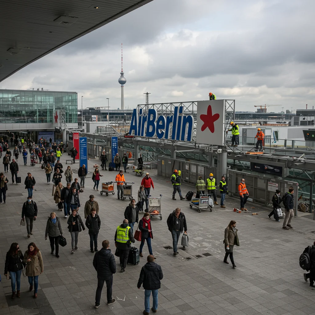 Wpływ upadku AirBerlin na lotnisko Tegel