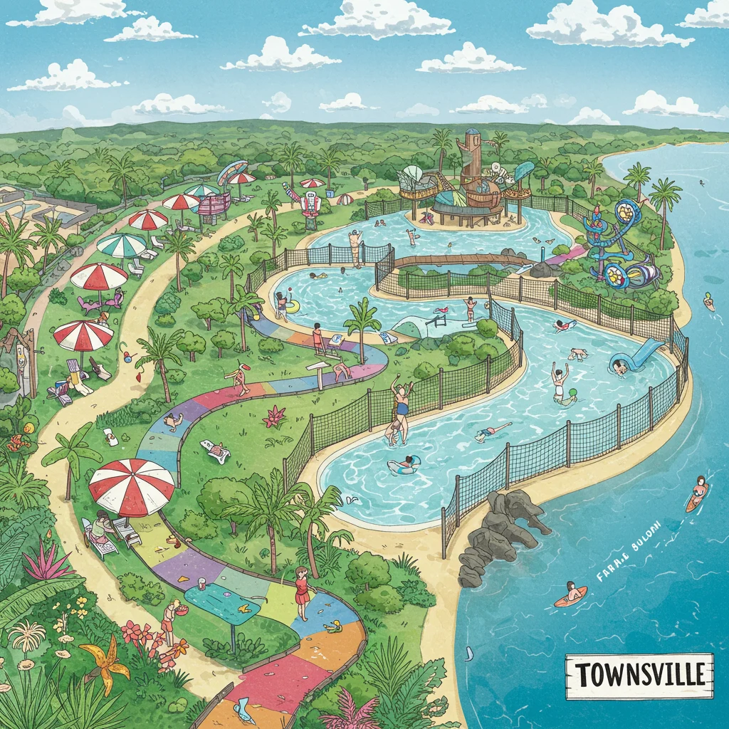 Jak dotrzeć do Townsville i basenów z siatkami?