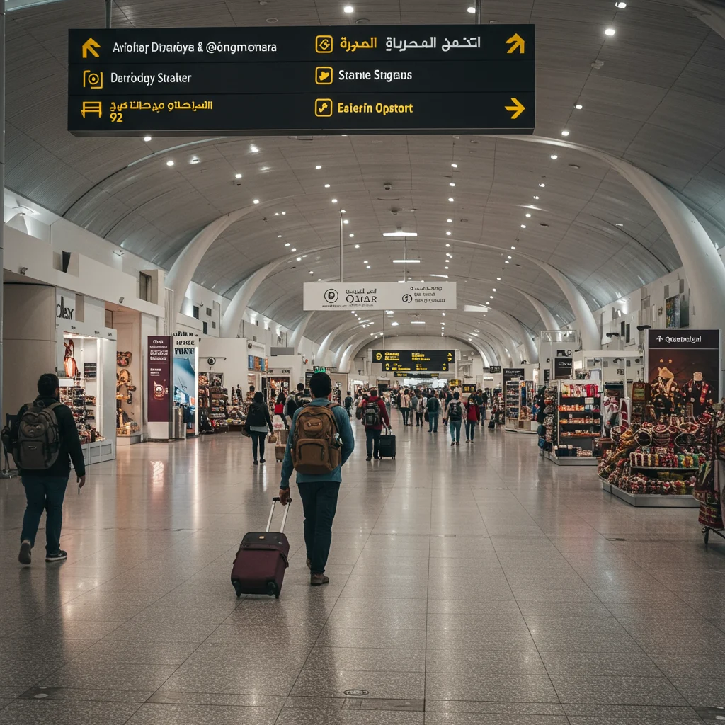 Jak poruszać się po lotnisku w Doha?