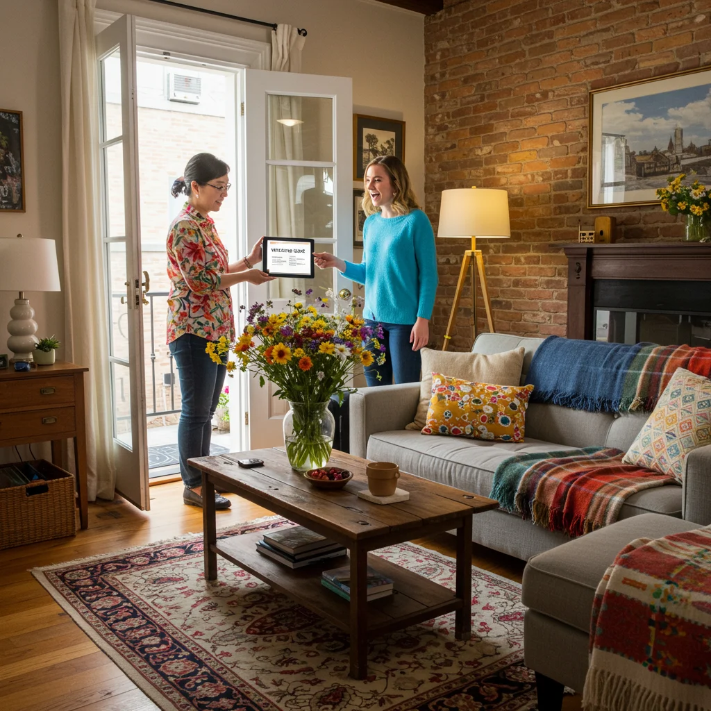 Jak wygląda zameldowanie i wymeldowanie w Airbnb?