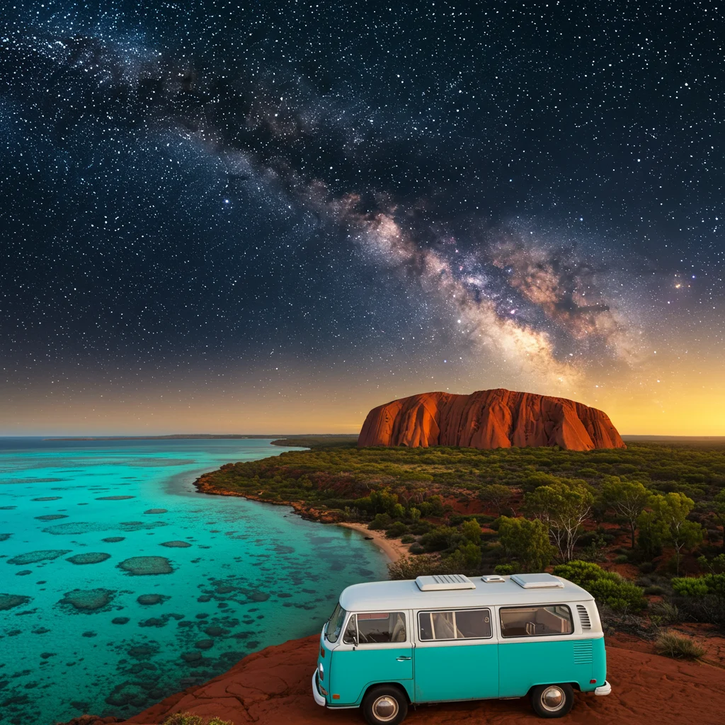 Jakie są najciekawsze trasy na road trip campervanem JUCY po Australii?