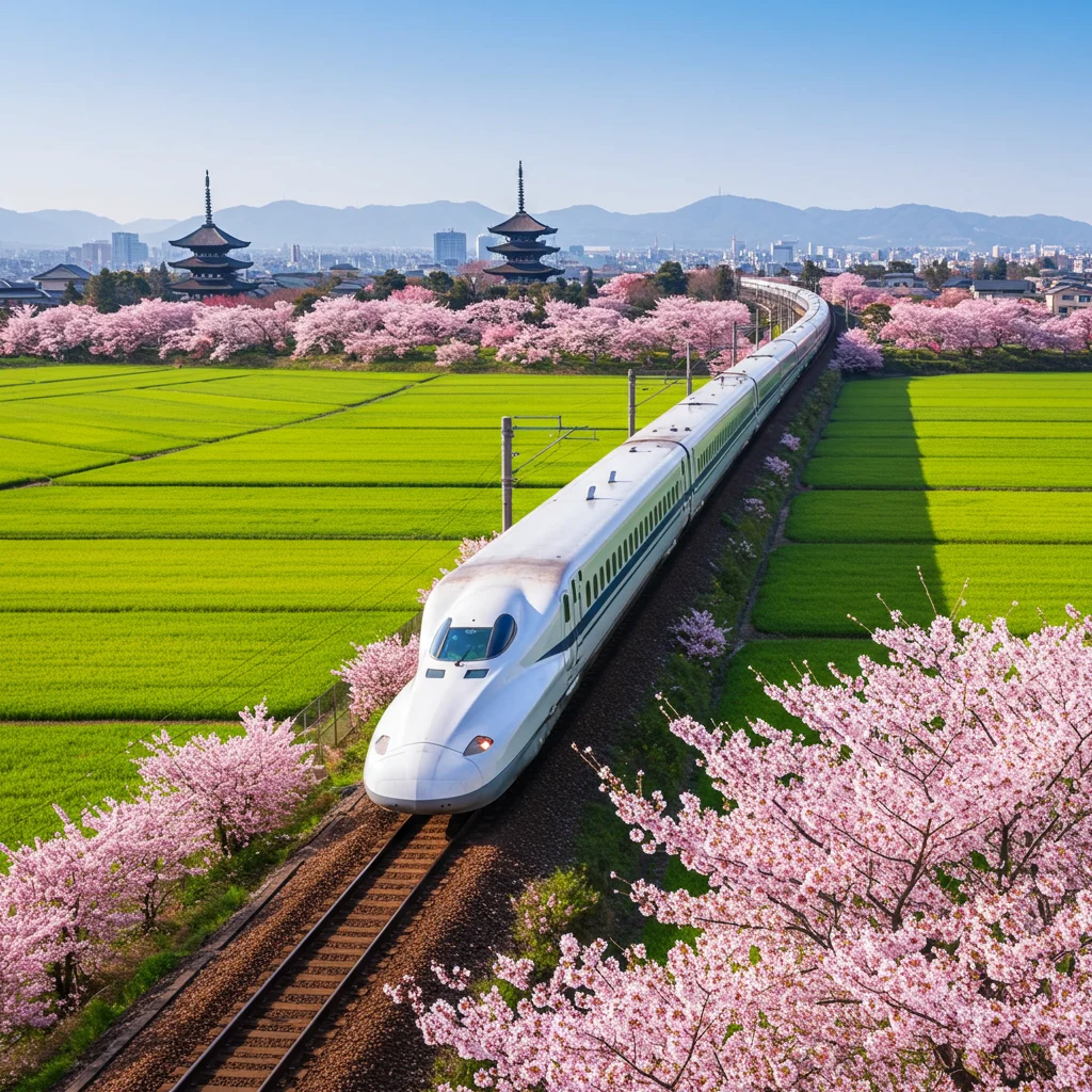 Najpopularniejsze trasy shinkansenem do Kioto