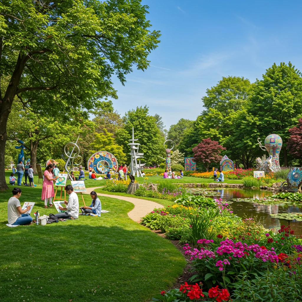 Park Pokoju w kulturze i sztuce