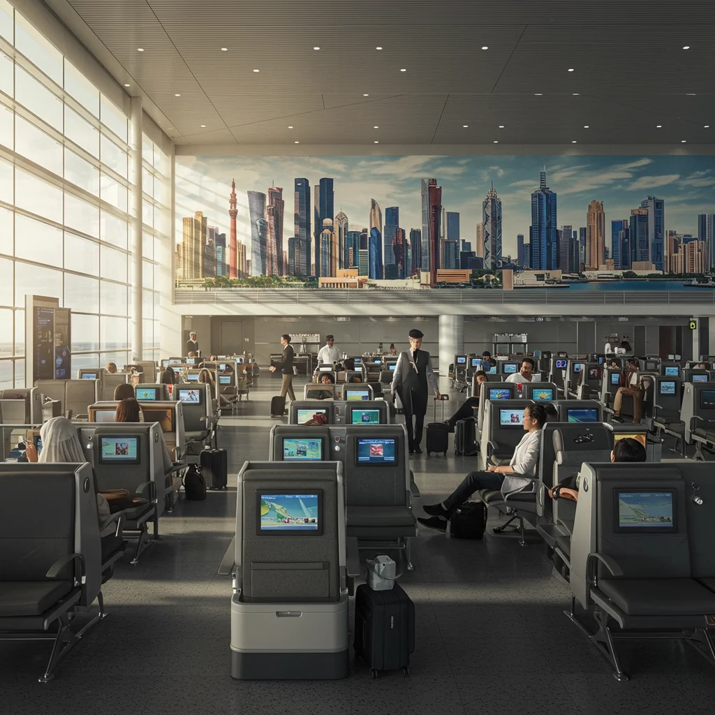 Porównanie klas podróży na trasie Doha – Melbourne