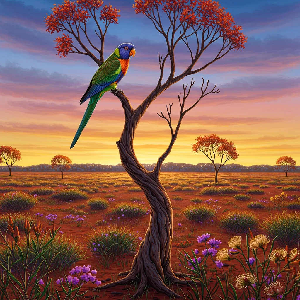 Unikatowa flora i fauna Outbacku