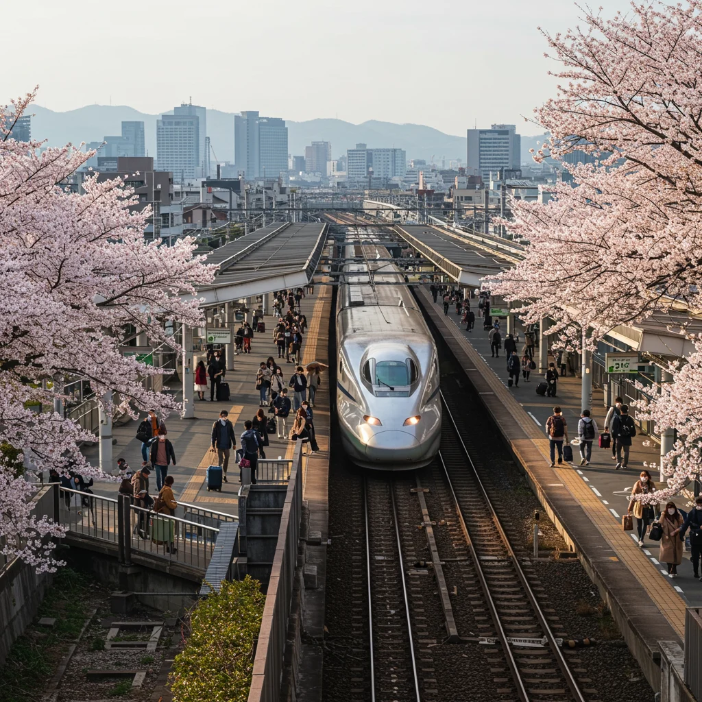 Wprowadzenie do podróży shinkansenem do Kioto