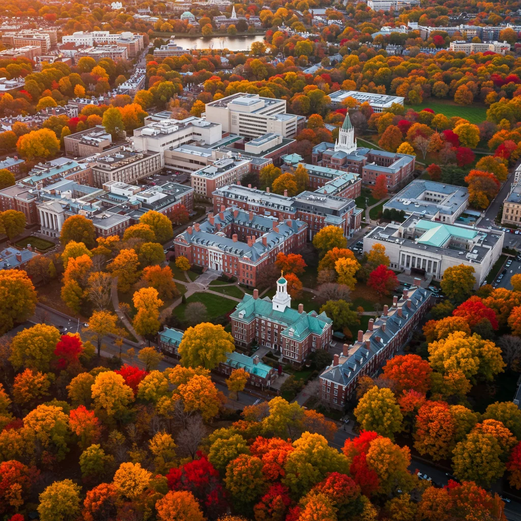 Gdzie znajduje się Harvard i MIT?