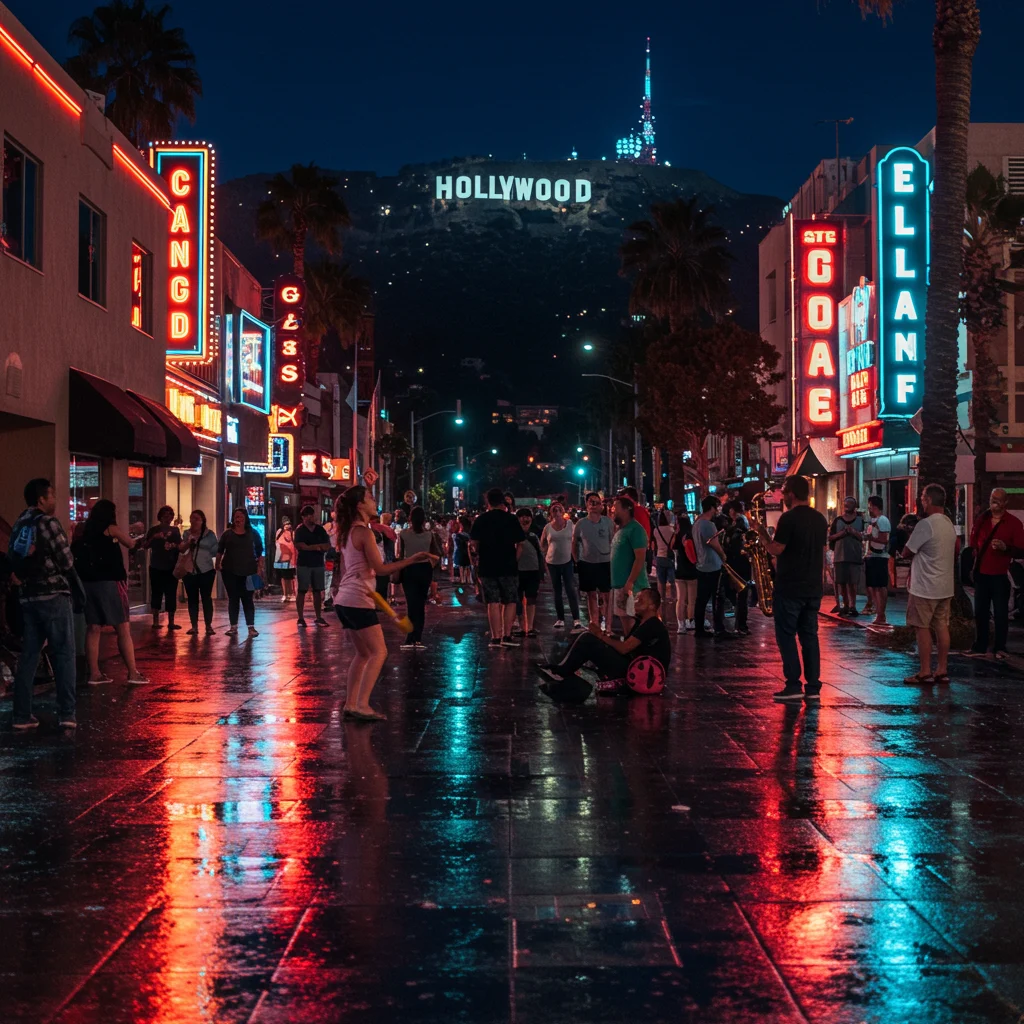 Hollywood nocą – czy warto zwiedzać po zmroku?