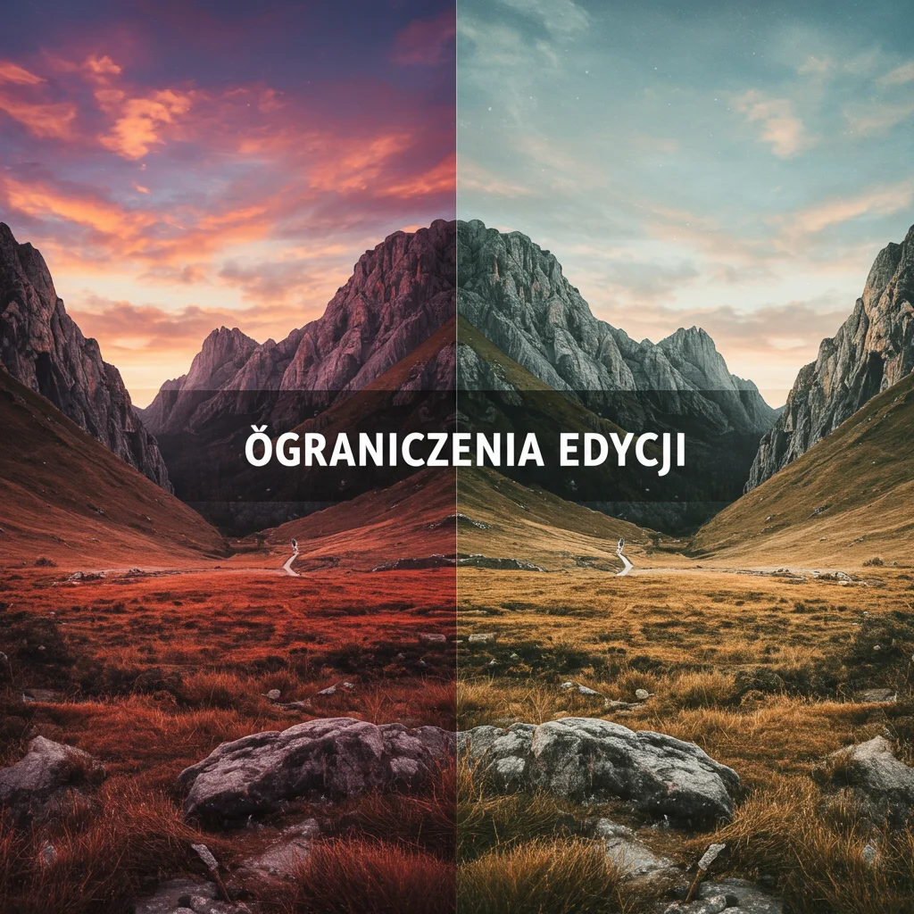 Jakie są ograniczenia dotyczące edycji zdjęć?
