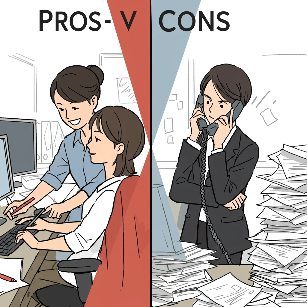 Jakie są plusy i minusy pracy jako Support Staff?