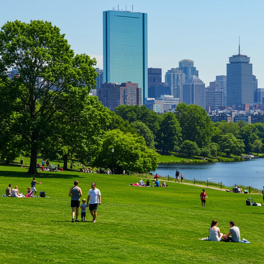 Parki i tereny zielone w Bostonie