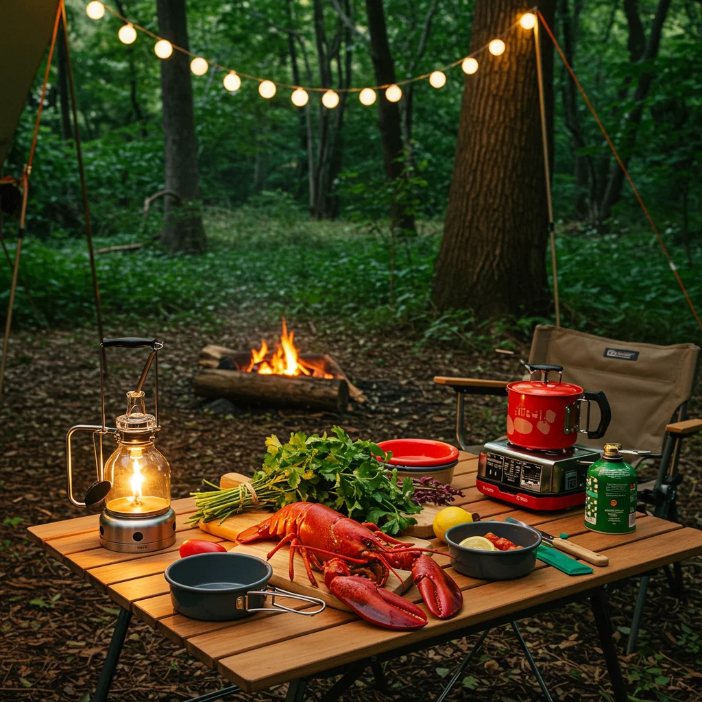 Przepisy na proste dania z homara na campingu
