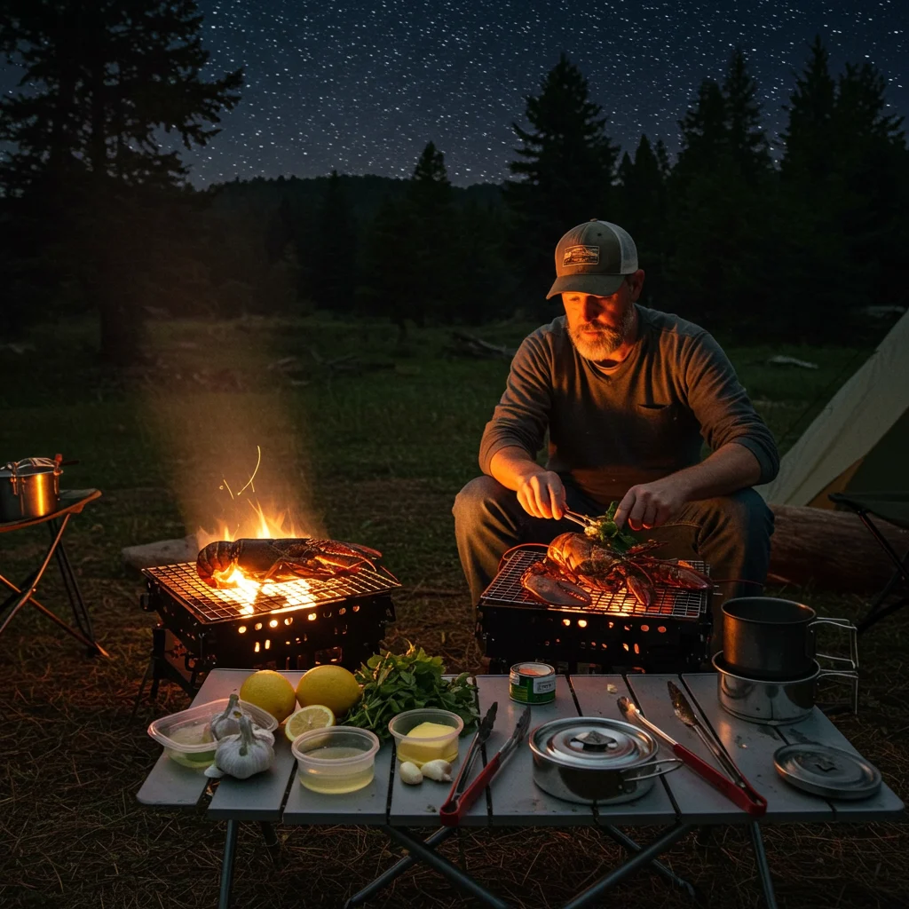 Przygotowanie homara na campingu – krok po kroku