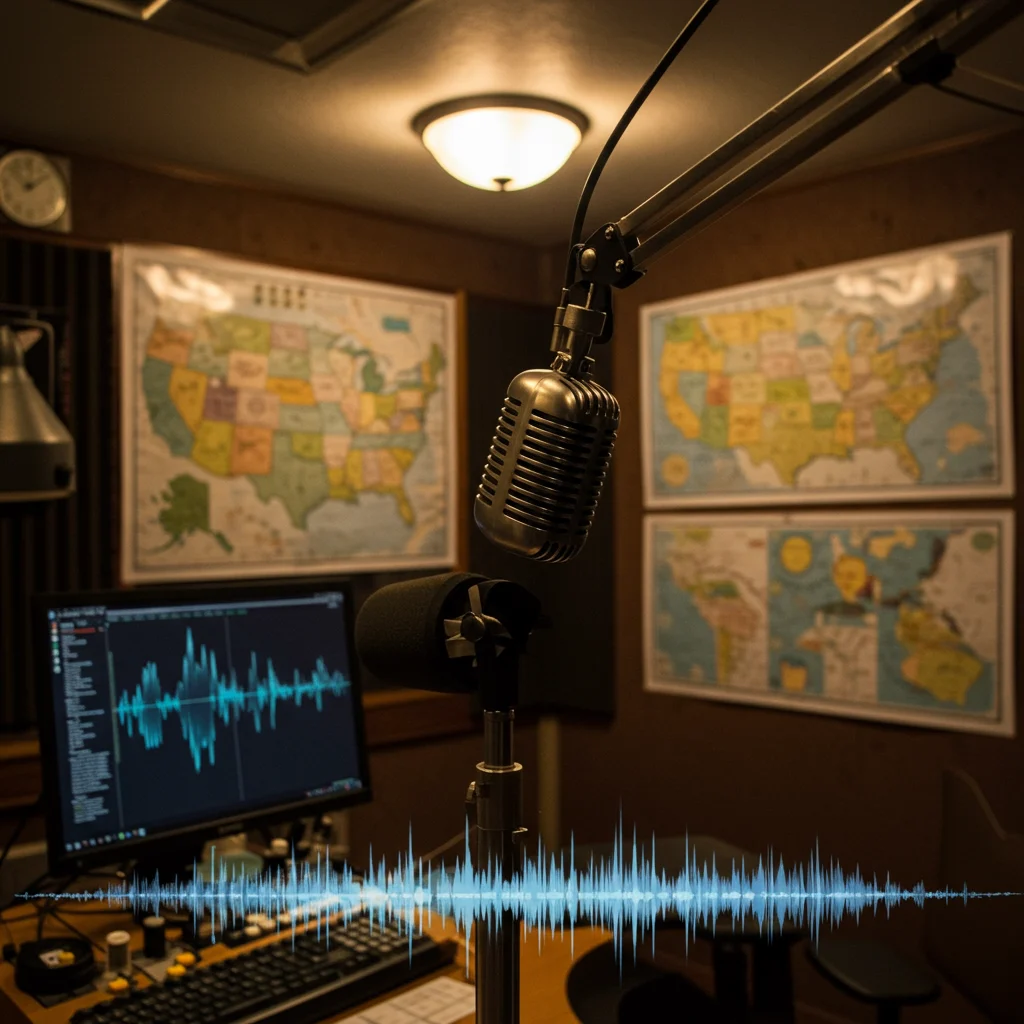 Wprowadzenie do audycji radiowej o USA