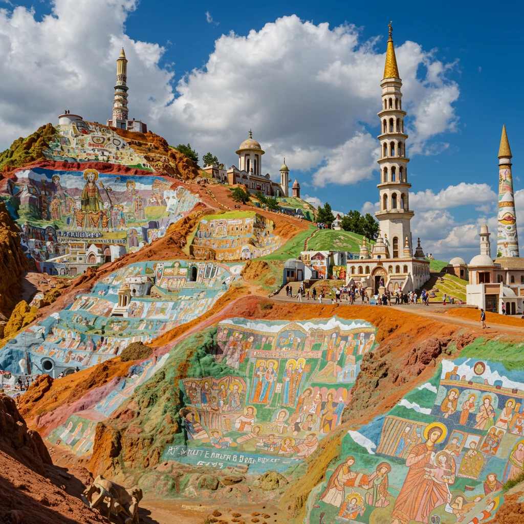 Architektura i struktura Salvation Mountain