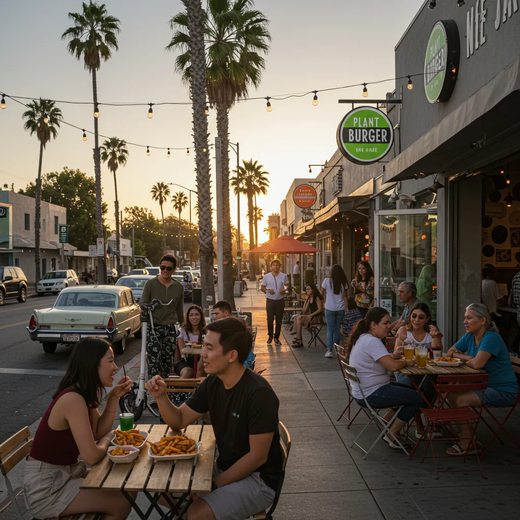 Burgery roślinne w Los Angeles – gdzie ich szukać?