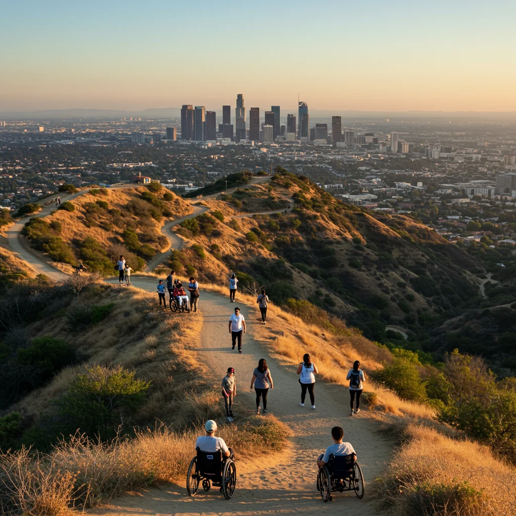 Czy Runyon Canyon jest dostępny dla osób niepełnosprawnych?