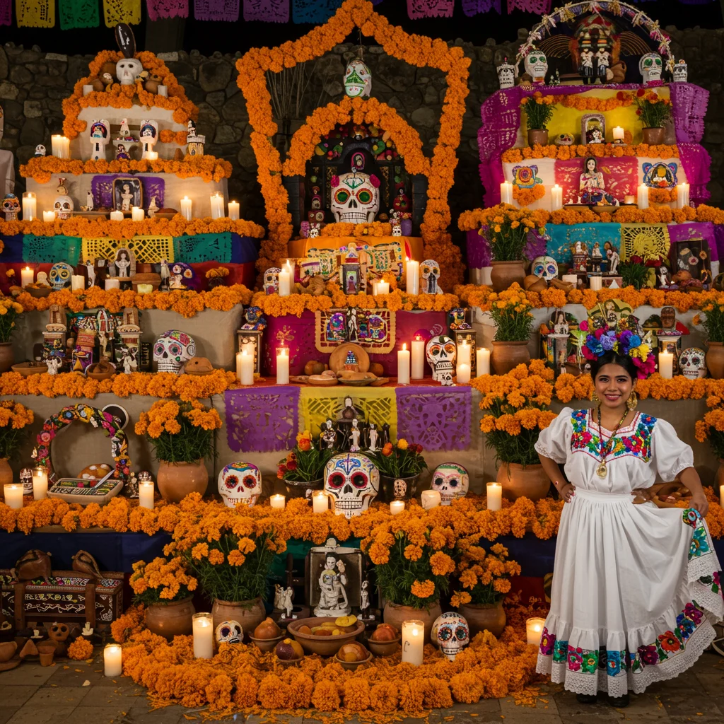Día de Muertos w różnych regionach Meksyku