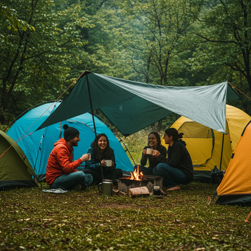 Dlaczego padający deszcz nie musi psuć campingu?