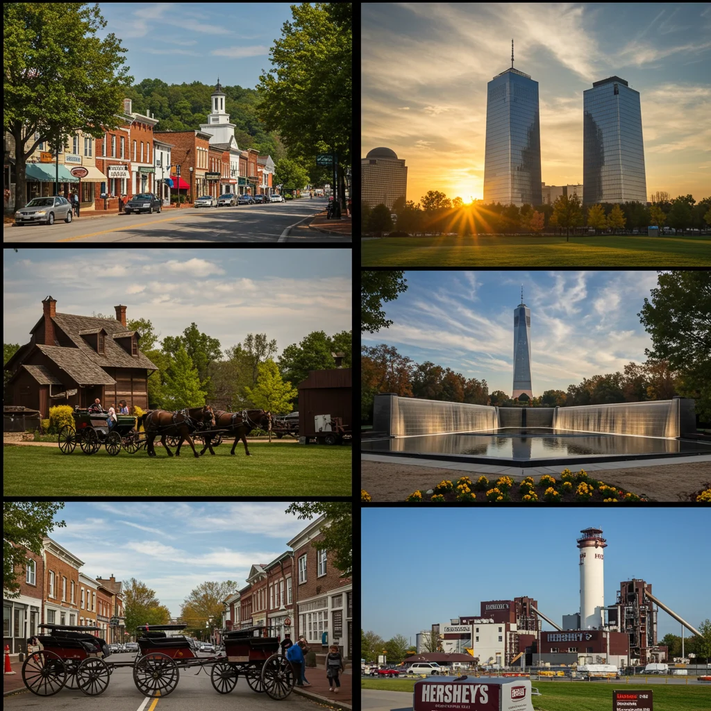 Dlaczego warto odwiedzić Mariettę, wioskę Amiszów, pomnik 9/11 i Hershey?