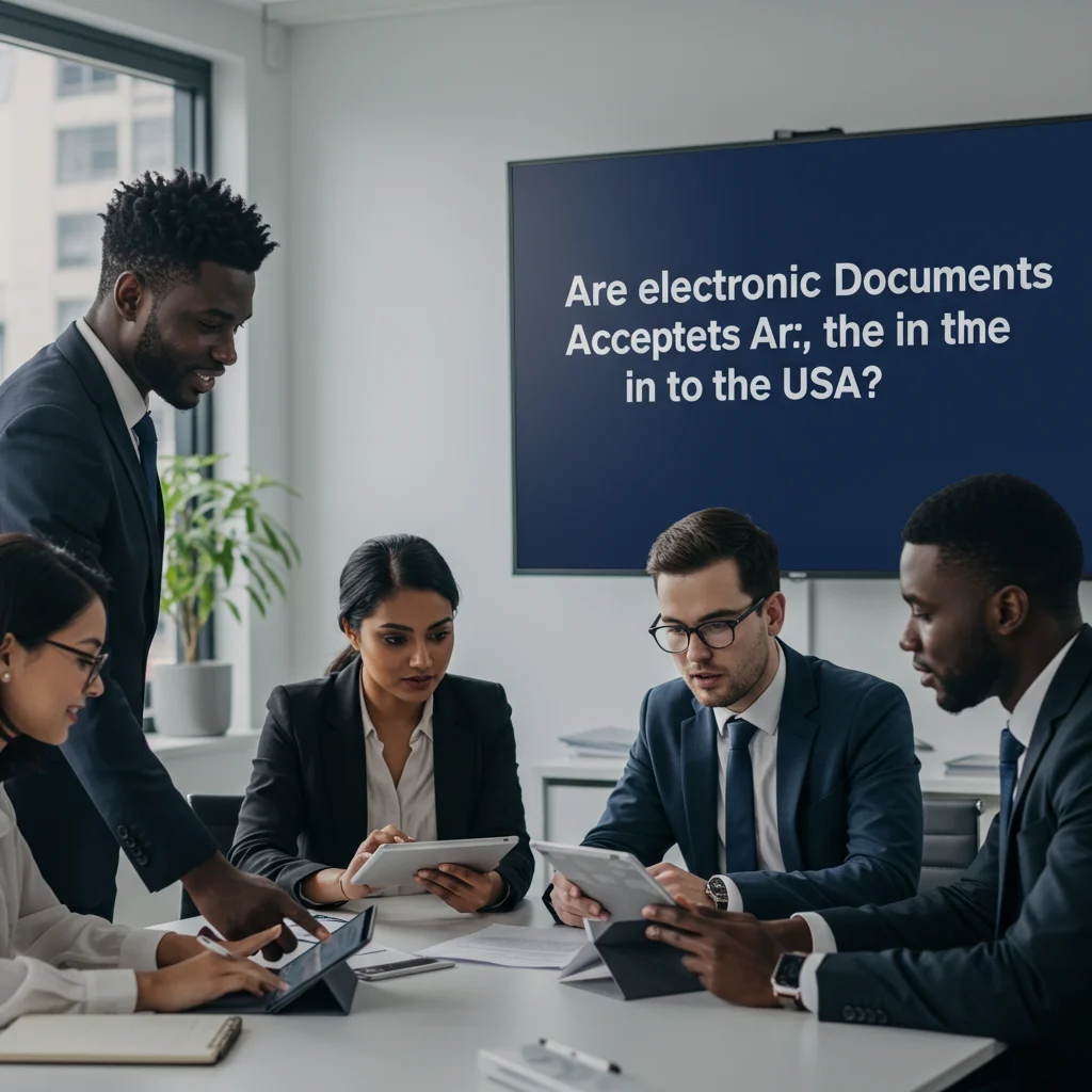 Elektroniczne wersje dokumentów – czy są akceptowane w USA?