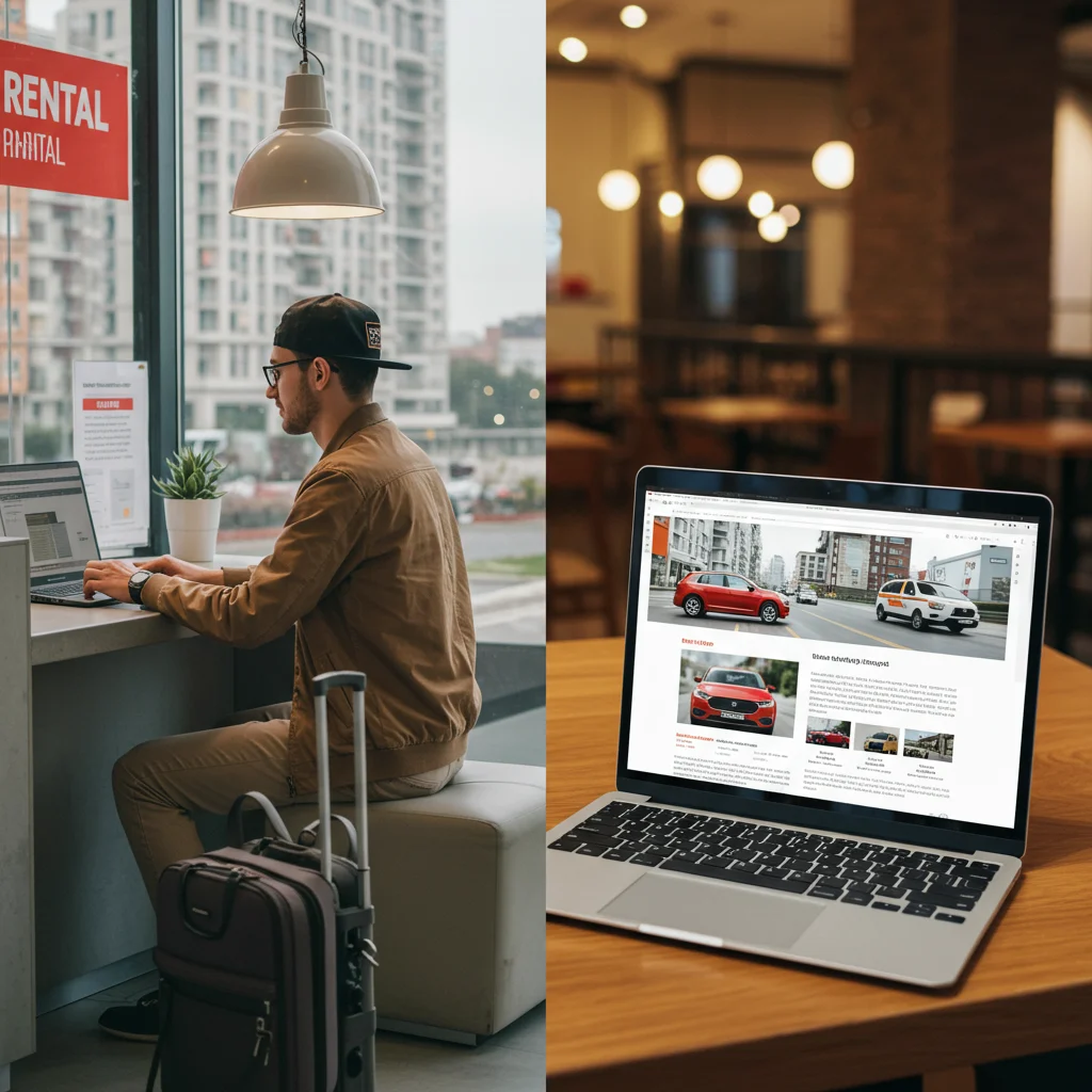 Gdzie najlepiej rezerwować auto – online czy na miejscu?