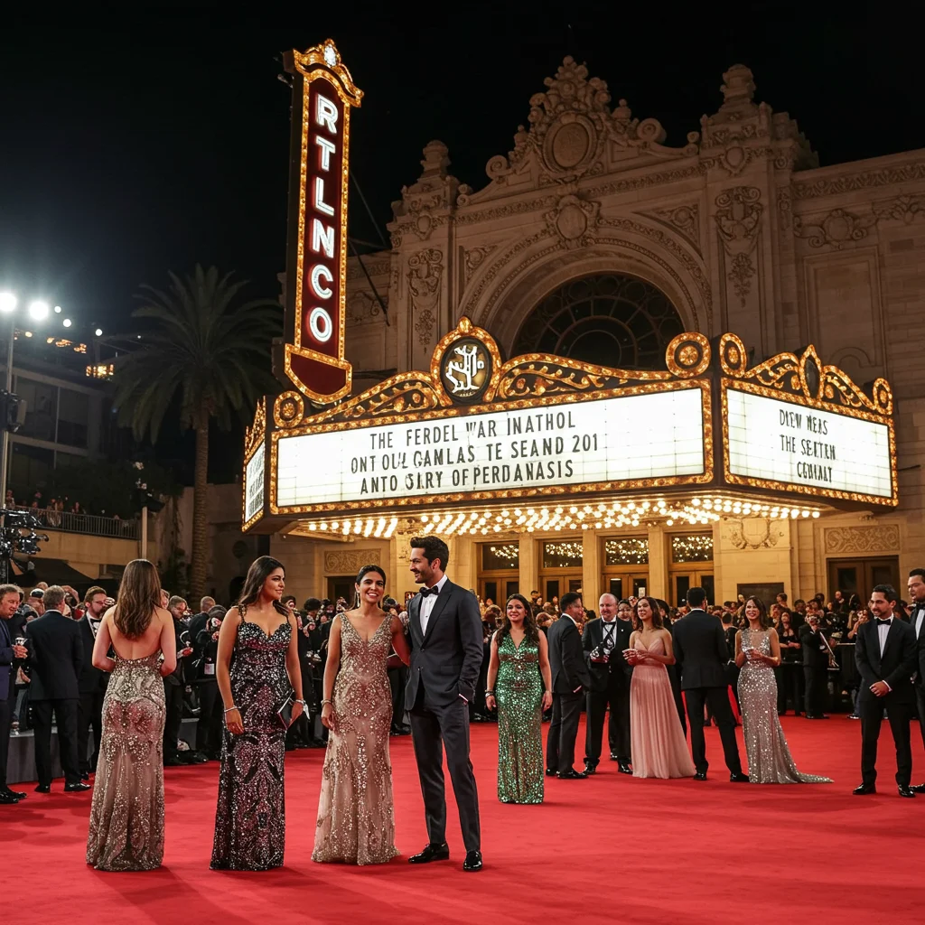 Hollywoodzkie premiery i czerwony dywan