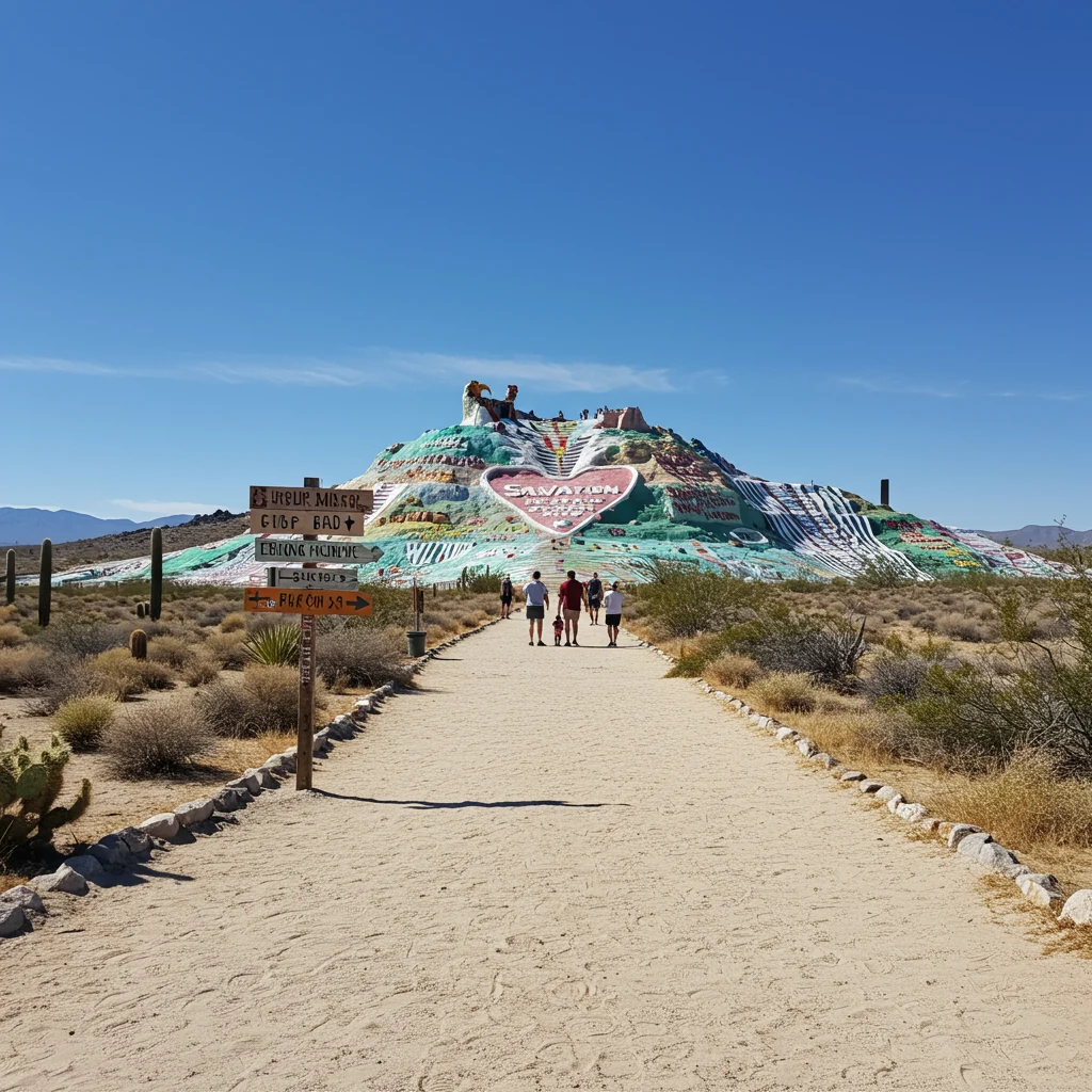 Jak dotrzeć do Salvation Mountain?