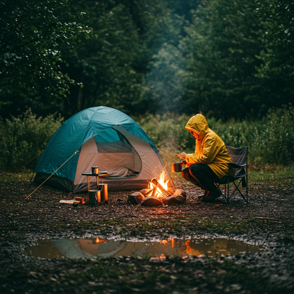 Jak przygotować się na camping w deszczu?