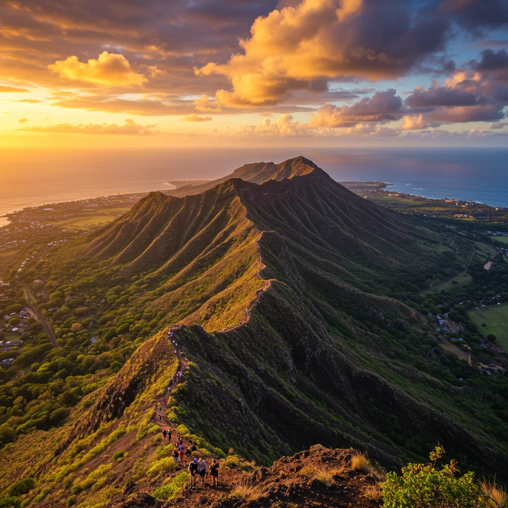 Krótka historia wulkanu Diamond Head