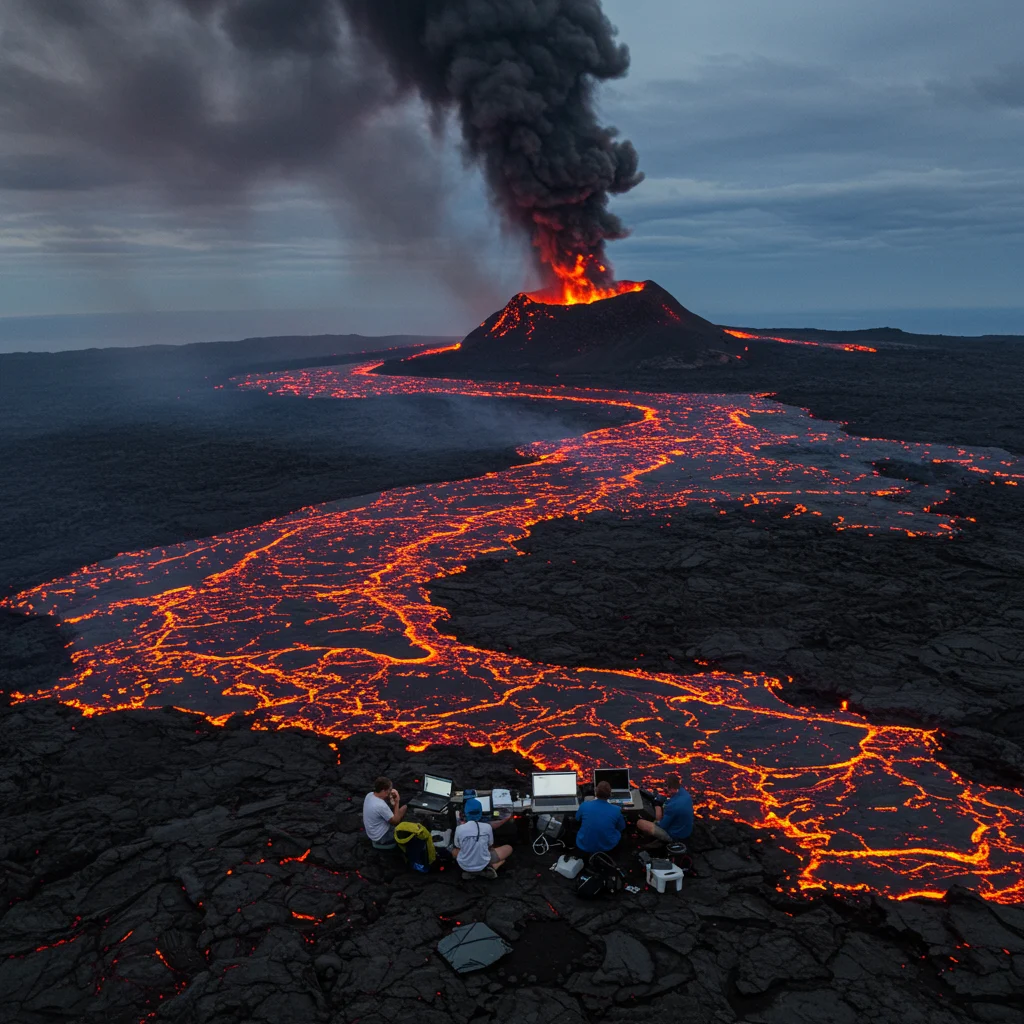 Monitoring i prognozowanie erupcji na Big Island