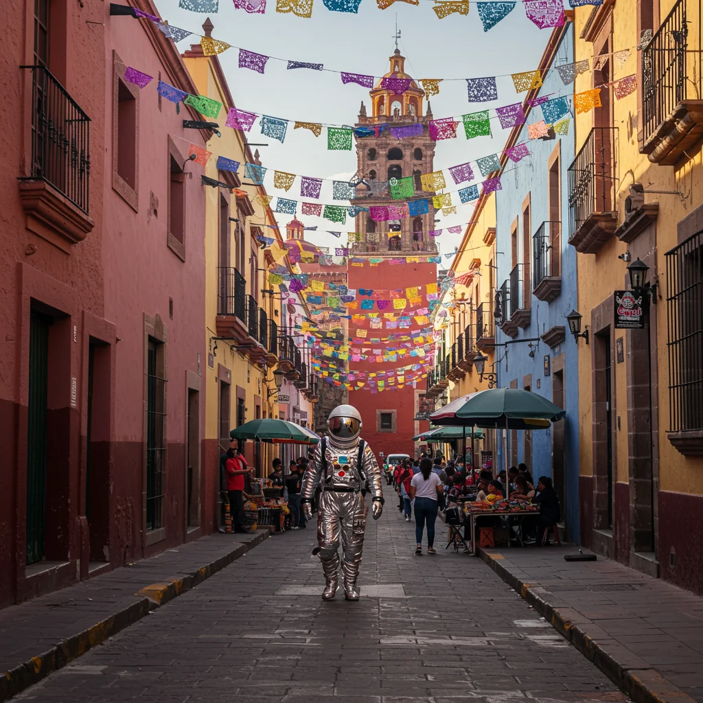Spacer po kolorowych uliczkach Puebla