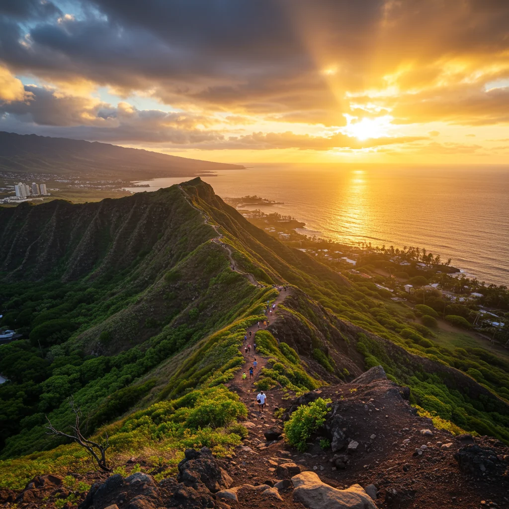 Trasa trekkingowa na Diamond Head