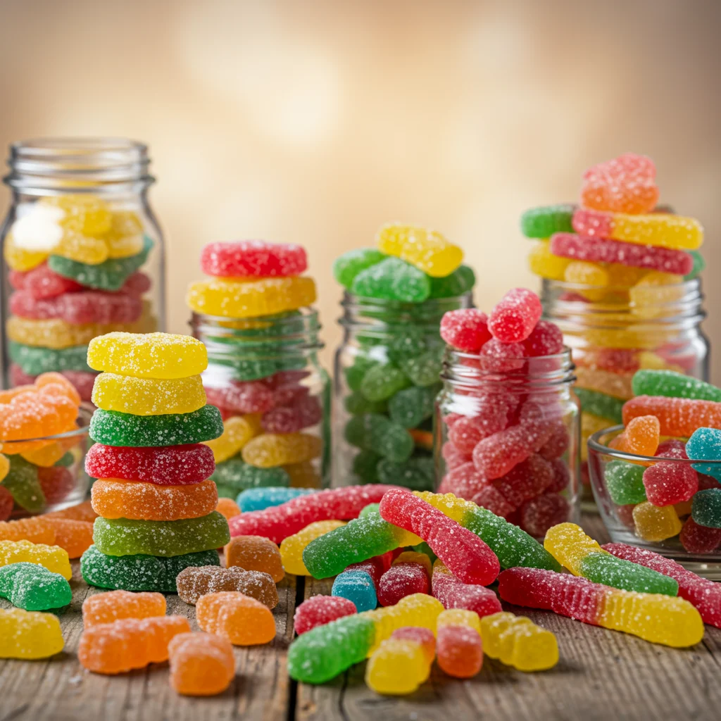 Żelki i cukierki owocowe – amerykańska różnorodność smaków
