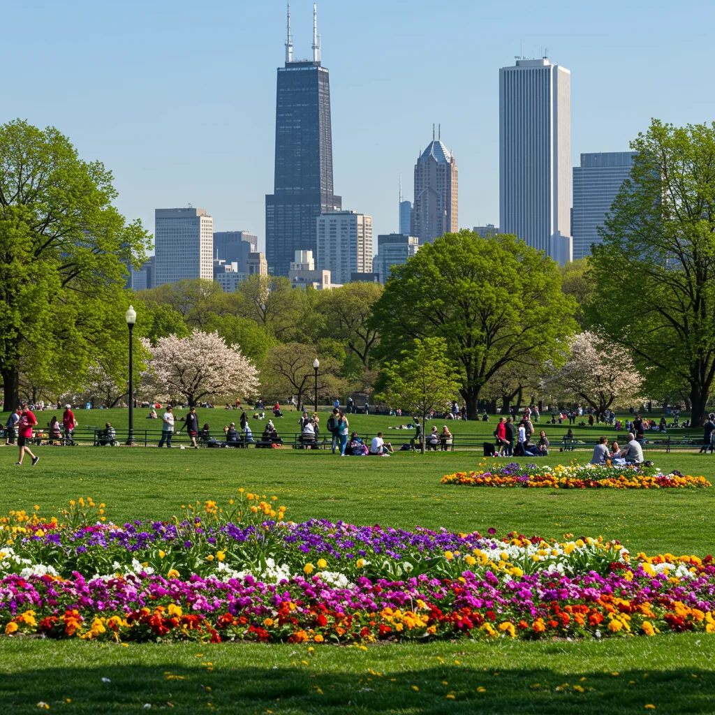 Grant Park – zielone płuca Chicago