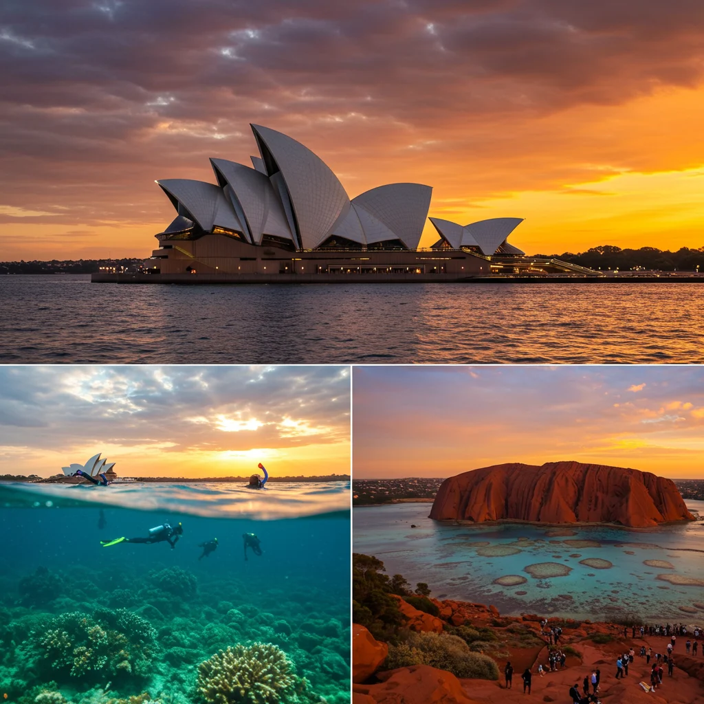 Jakie są największe atrakcje turystyczne Australii?